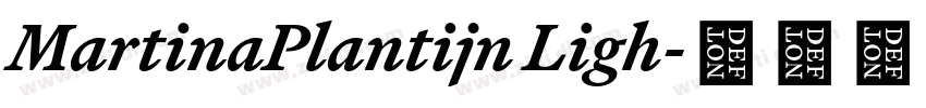MartinaPlantijn Ligh字体转换